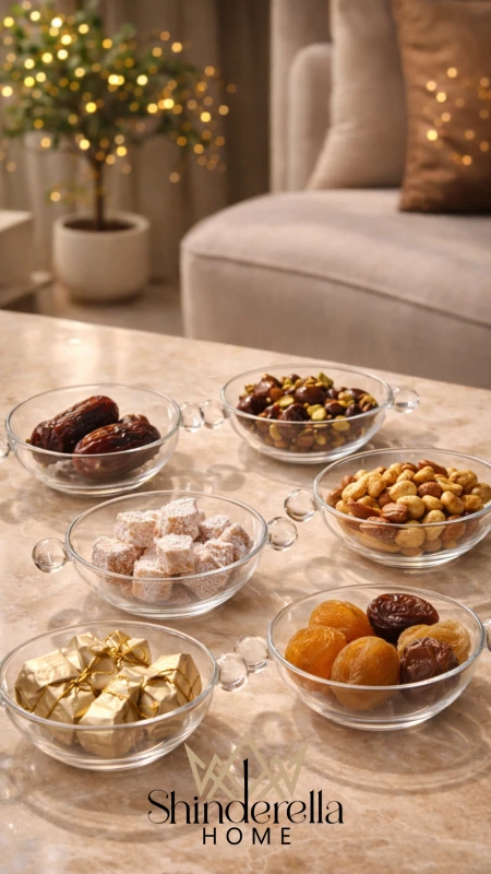 صحون ضيافة كريستال تشيكي حجم وسط✨