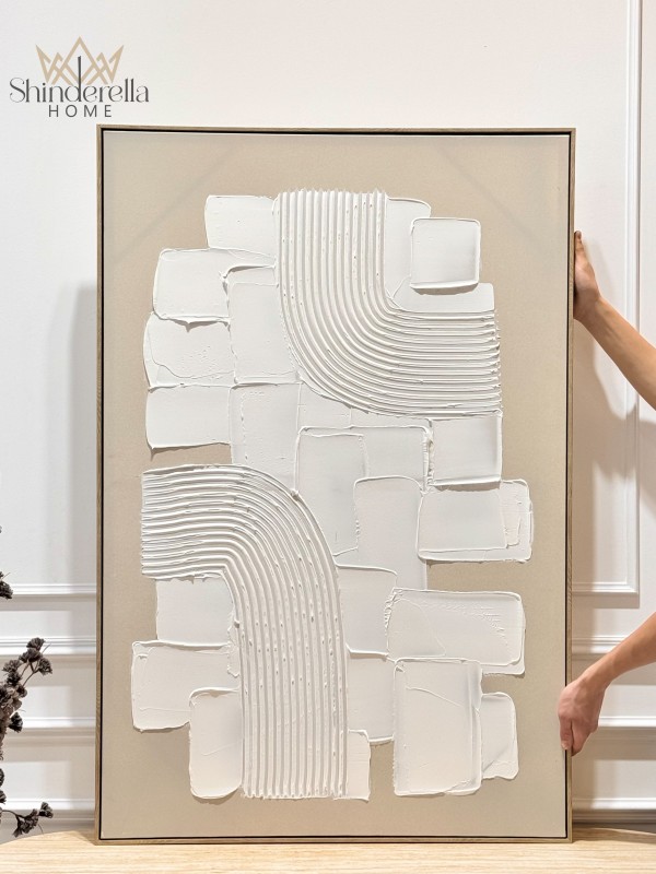 برواز ديكور باللون البيج 120*80