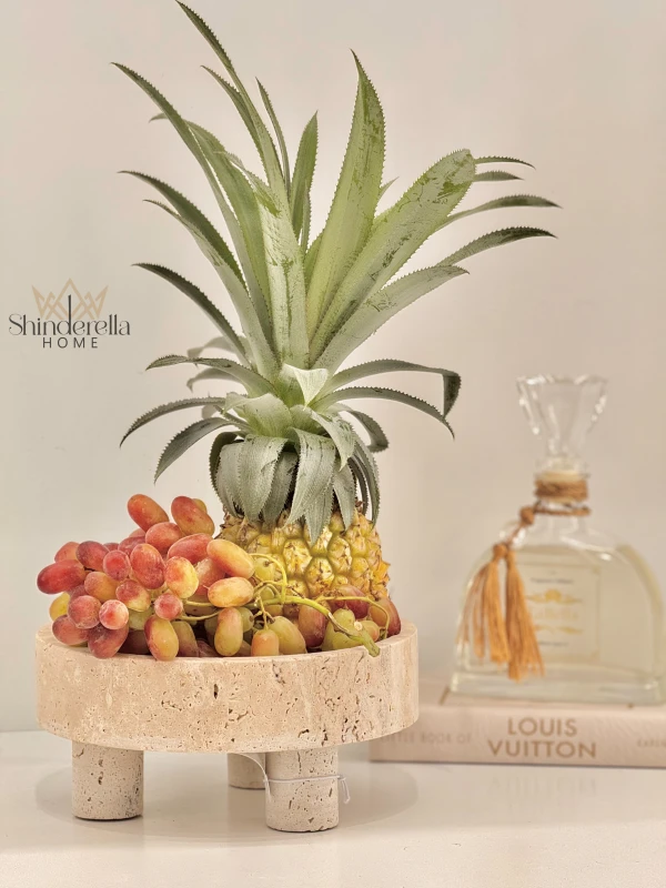 ستاند ضيافة دائري مع اجرين حجم كبير مع حواف