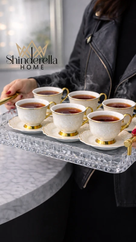 طقم كاسات شاي MARLYN COLLECTION