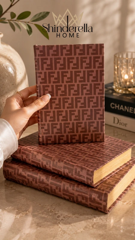 طقم كتب ديكور FENDI ✨