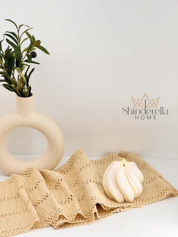 رنر كروشيه بيج غامق  150*30سم