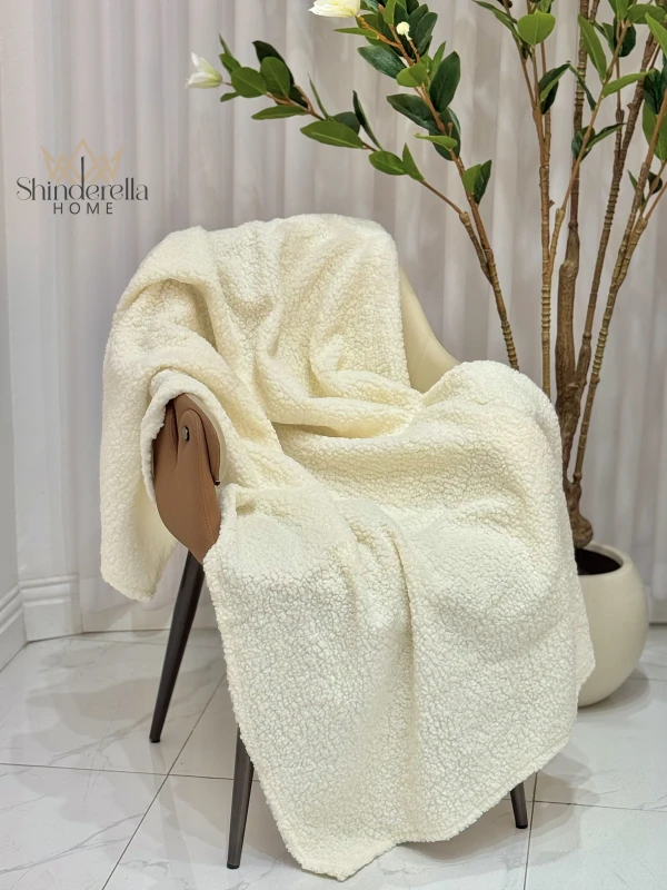 حرام ديكور ثرو ابيض (165*140)سم