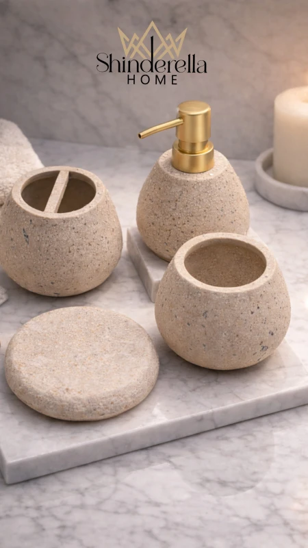 طقم اكسسوار حمام ترفانتين (4قطع)