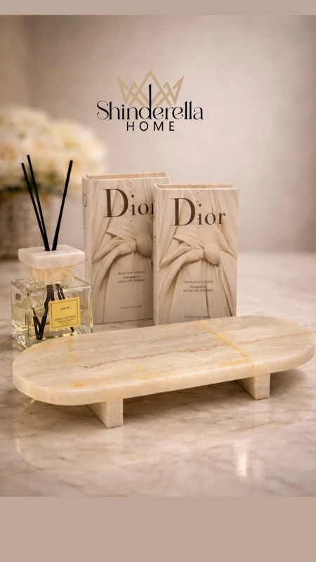 ستاند رخام إيطالي مع غطاه ✨