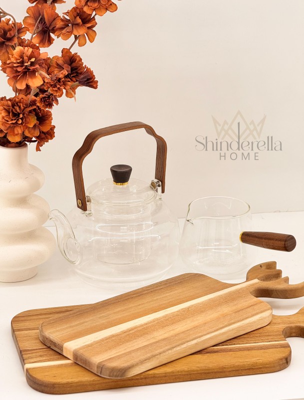 طقم بلاتر خشب ايد غزال حجمين 50سم - 35سم