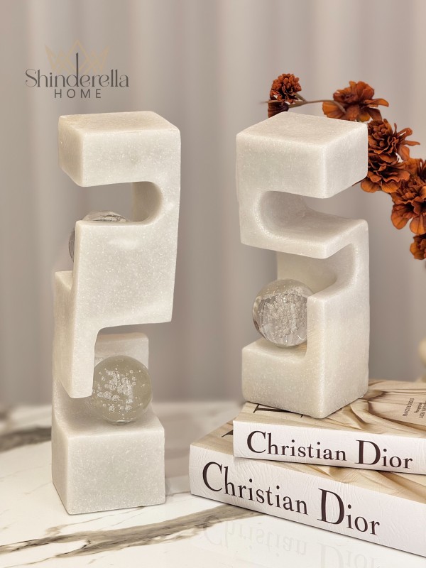 طقم شمعدان شايش مع بلورات كريستال