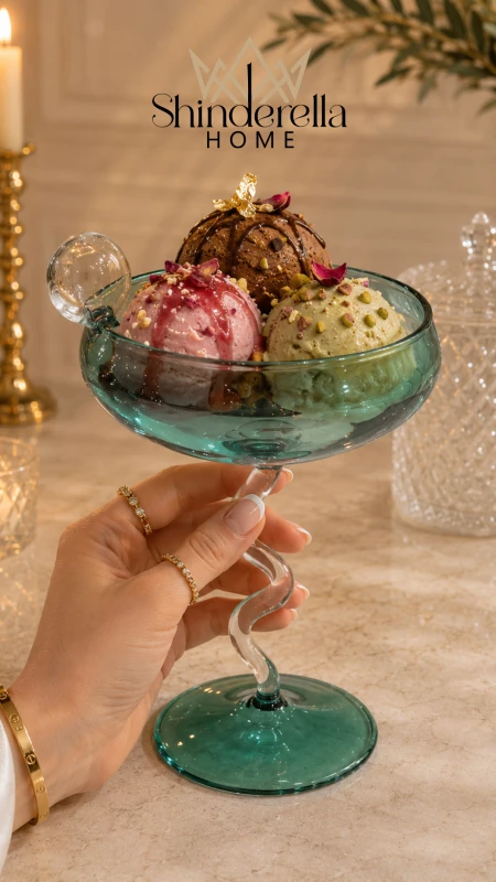 كاسة بوظة كريستال ✨