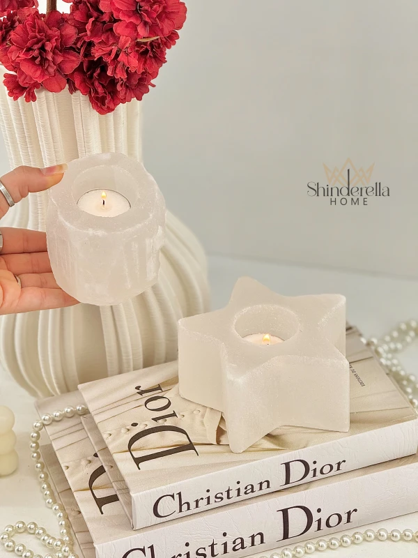 شمعدان ملح الهملايا المميز