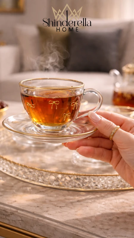 طقم گاسات شاي فيونكا✨