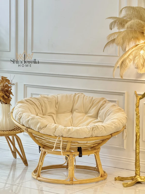 كرسي ديكور حجم كبير مع سكمله