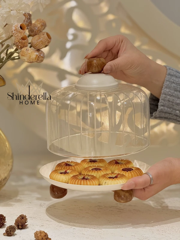 طبق كعك آثر حجم وسط