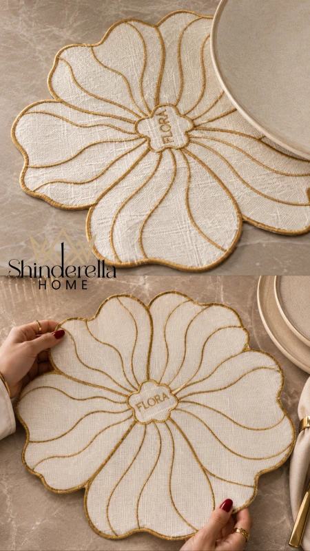 كوستر سفرة فلورا | Flora Table Coaster  ✨
