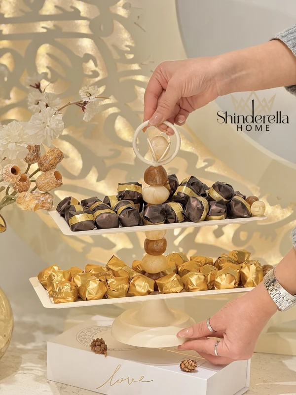 ستاند ضيافة آثر حجم كبير مستطيل