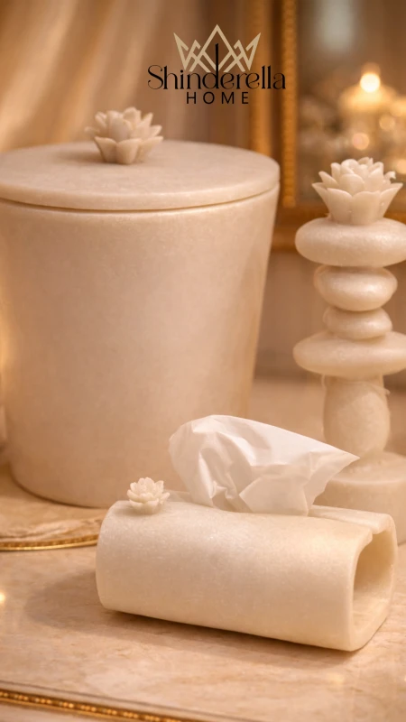 طقم سلة وبكيت محارم شايش ✨