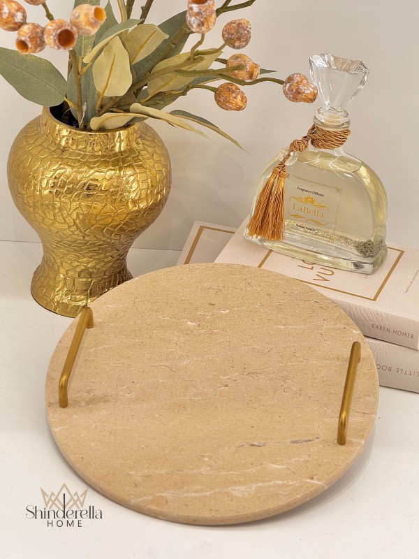 صينية شايش مذهب 30سم